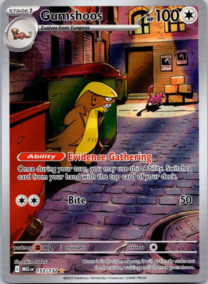 Gumshoos 153/132 ME01: Mega Evolution (Mina Nakai)