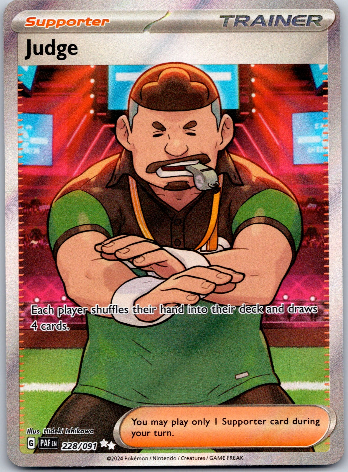Judge 228/091 SV: Paldean Fates (Hideki Ishikawa)