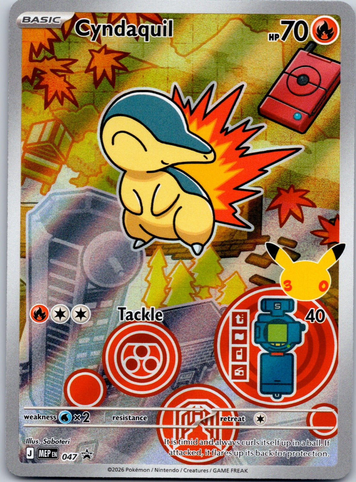 Cyndaquil 047 ME: Mega Evolution Promo (Saboteri)