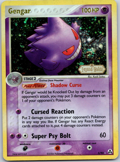 Gengar 5/92 Legend Maker (Kouki Saitou) MP