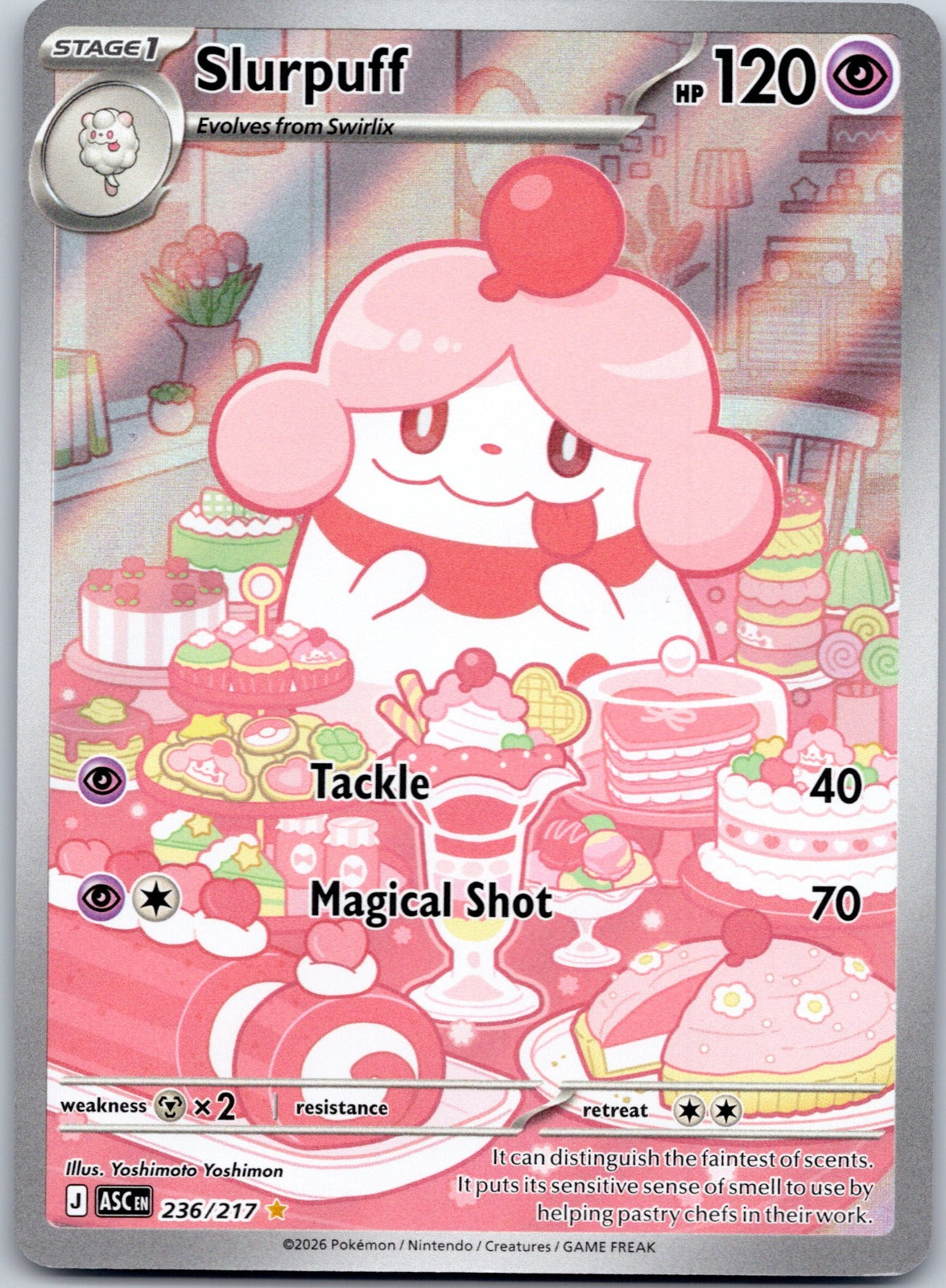 Slurpuff 236/217 ME: Ascended Heroes (Natsumi Yoshida)