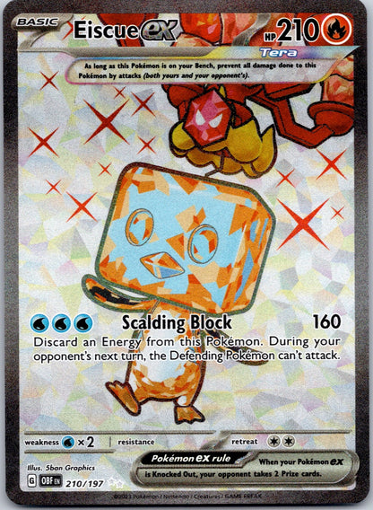 Eiscue ex 210/197 SV03: Obsidian Flames (5ban Graphics)