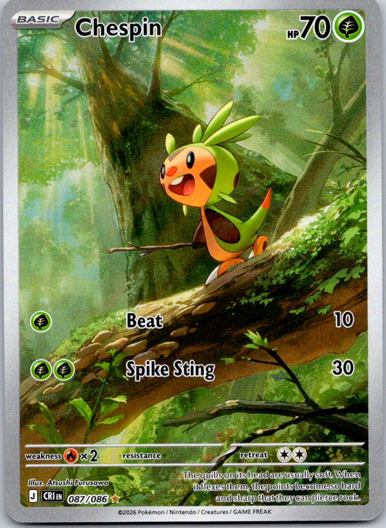 Chespin - 087/086 ME04: Chaos Rising (Atsushi Furusawa)