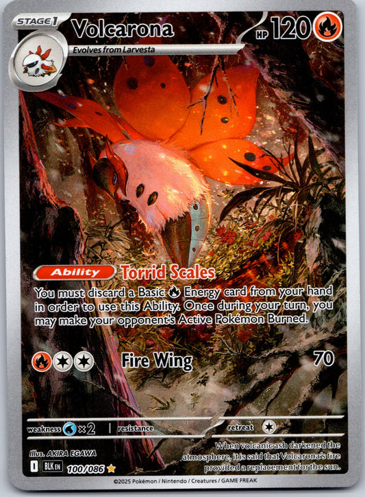 Volcarona 100/086 SV: Black Bolt (AKIRA EGAWA)