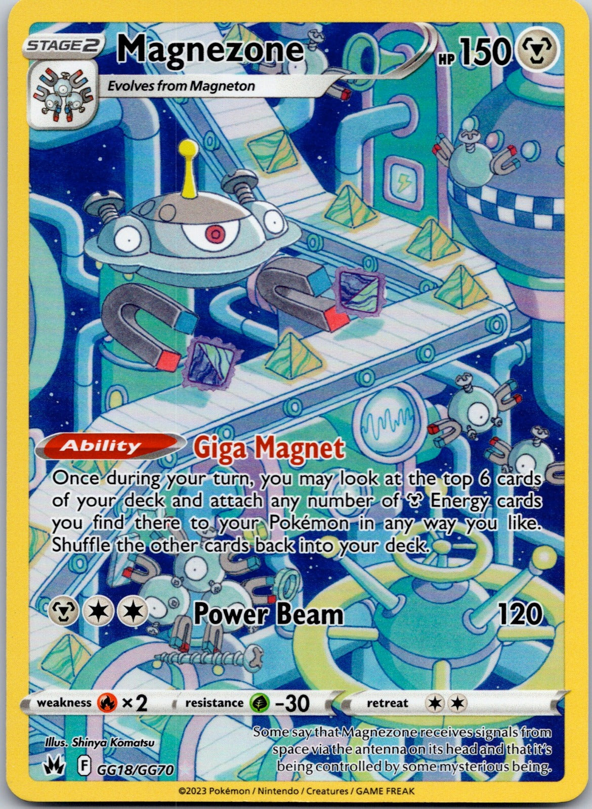 Magnezone GG18/GG70 SWSH: Crown Zenith: Galarian Gallery (Shinya Komatsu)