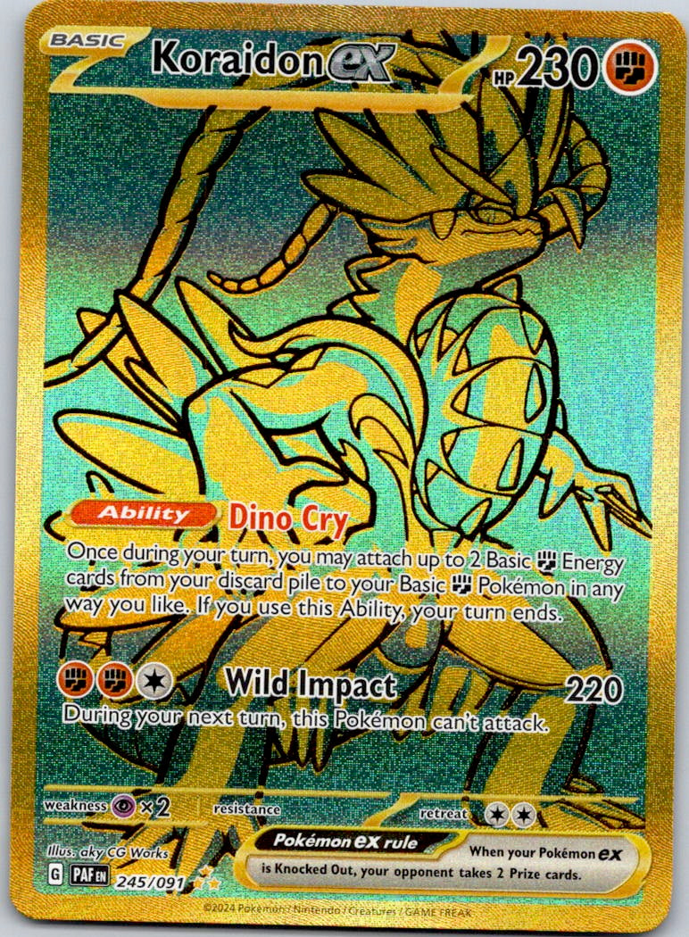 Koraidon ex 245/091 SV: Paldean Fates (aky CG Works)