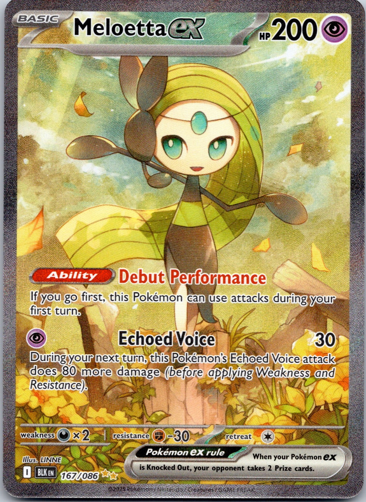 Meloetta ex 167/086 SV: Black Bolt (LINNE)