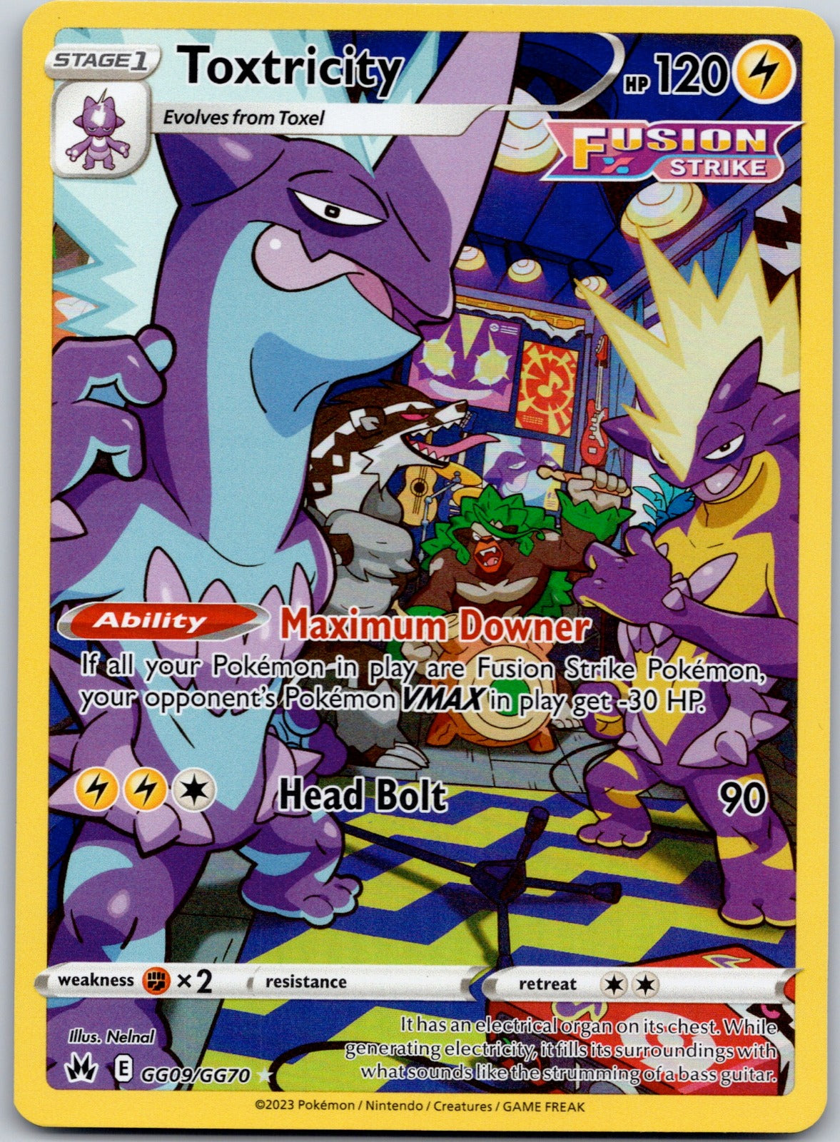 Toxtricity GG09/GG70 SWSH: Crown Zenith: Galarian Gallery (Nelnal)