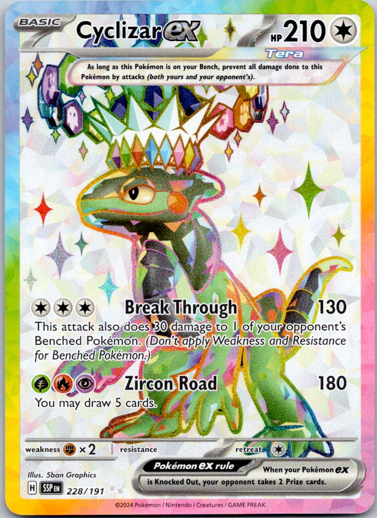 Cyclizar ex 228/191 SV08: Surging Sparks (5ban Graphics)
