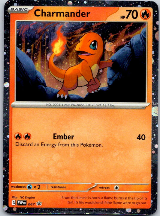 Charmander - (Cosmos Holo) 047 SV: Scarlet & Violet Promo Cards (NC Empire)