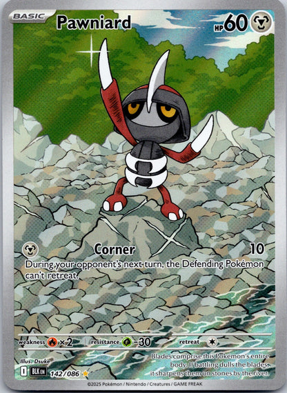 Pawniard 142/086 SV: Black Bolt (Dsuke)