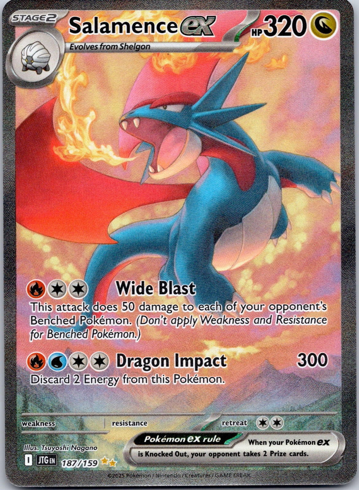 Salamence ex - 187/159 SV09: Journey Together (Tsuyoshi Nagano)