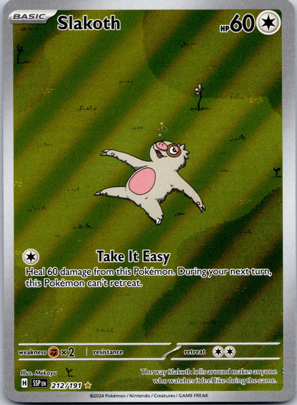 Slakoth 212/191 SV08: Surging Sparks (Mékayu)