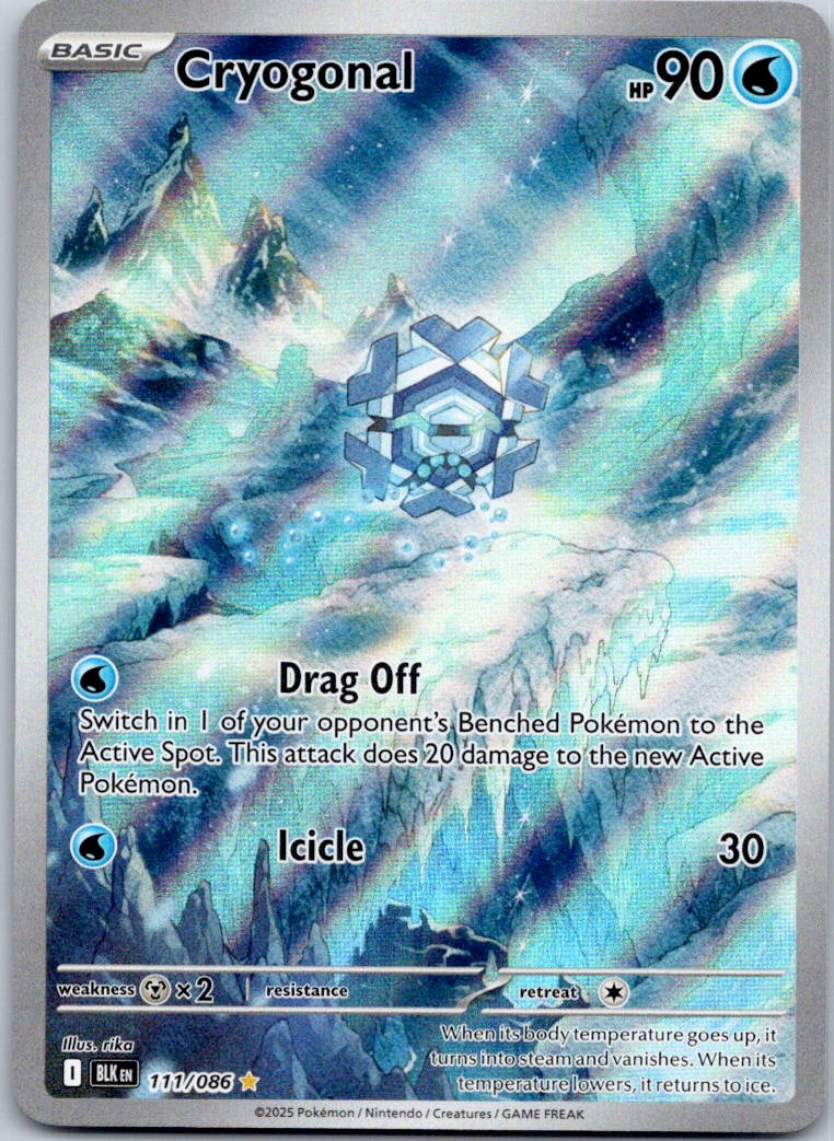 Cryogonal 111/086 SV: Black Bolt (rika)