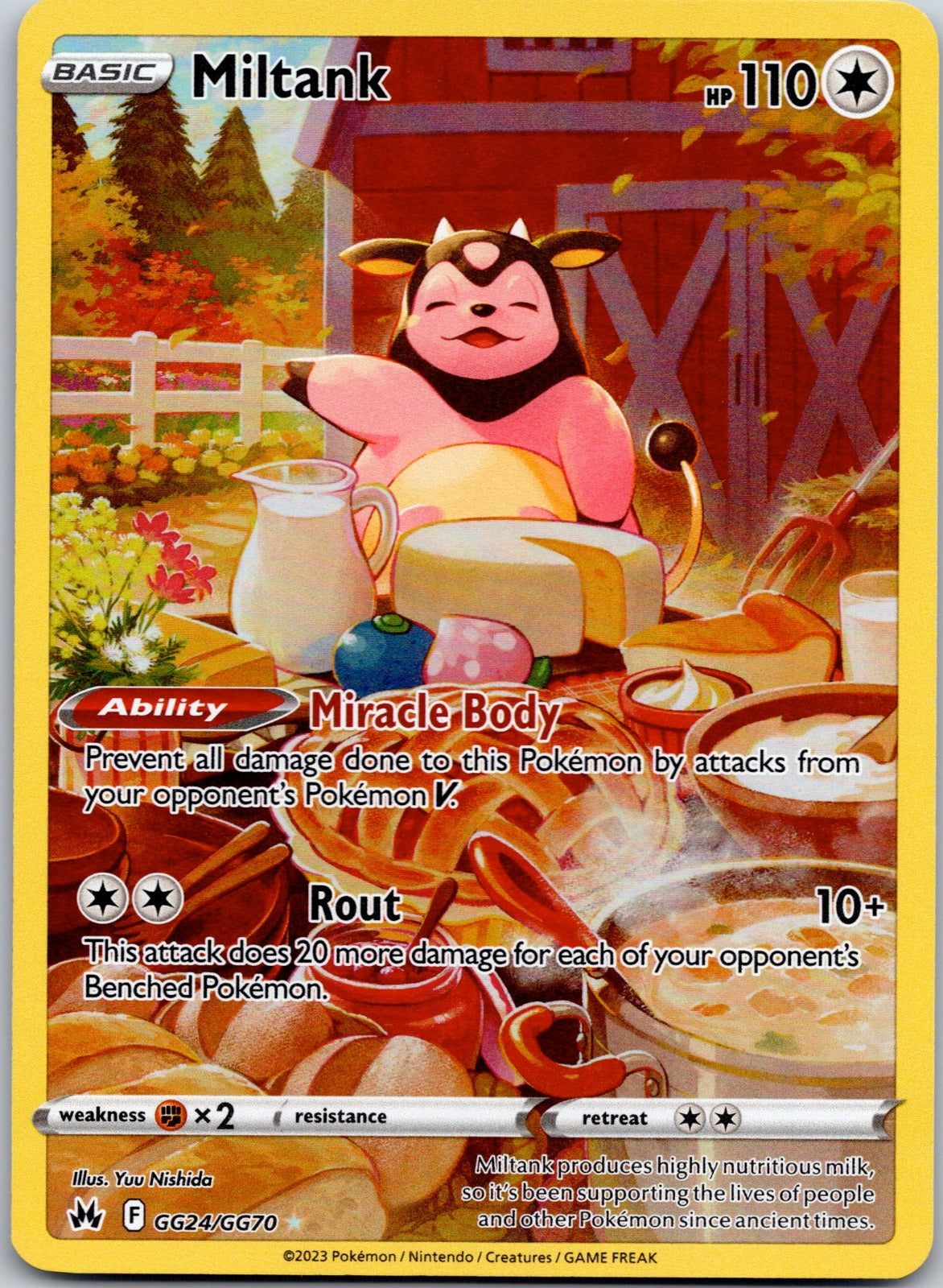 Miltank GG24/GG70 SWSH: Crown Zenith: Galarian Gallery (Yuu Nishida)