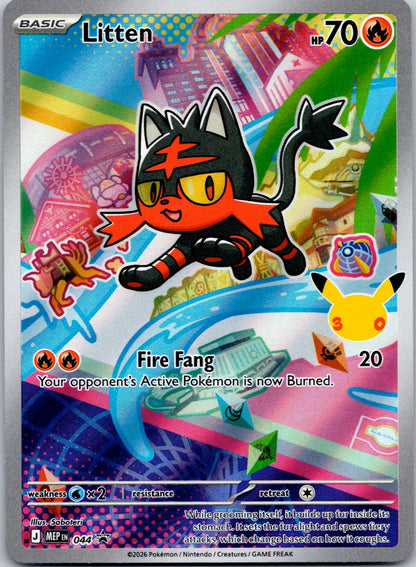 Litten 044 ME: Mega Evolution Promo (Saboteri)