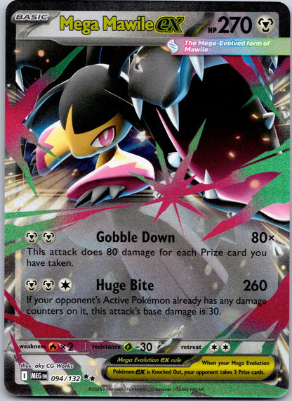 Mega Mawile ex 094/132 ME01: Mega Evolution (aky CG Works)
