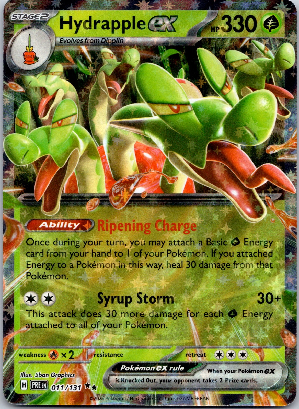Hydrapple ex 011/131 SV: Prismatic Evolutions (5ban Graphics)