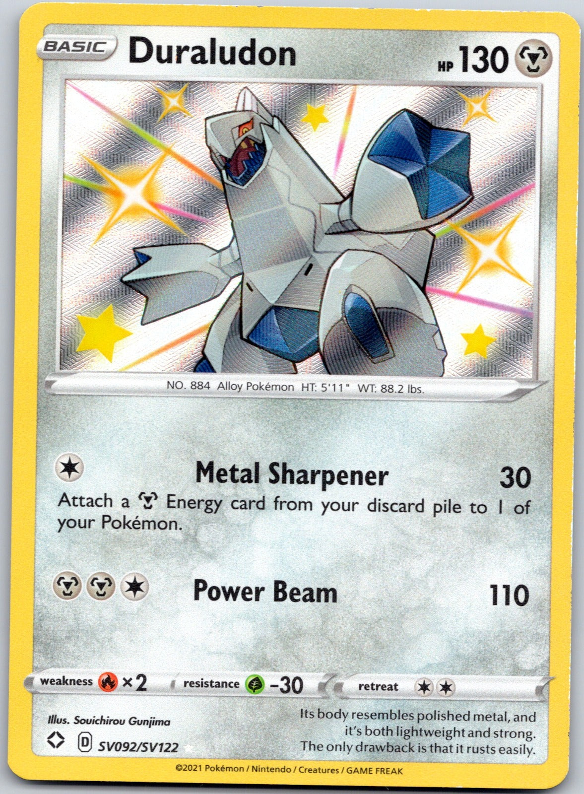 Duraludon SV092/SV122 Shining Fates: Shiny Vault (Souichirou Gunjima)