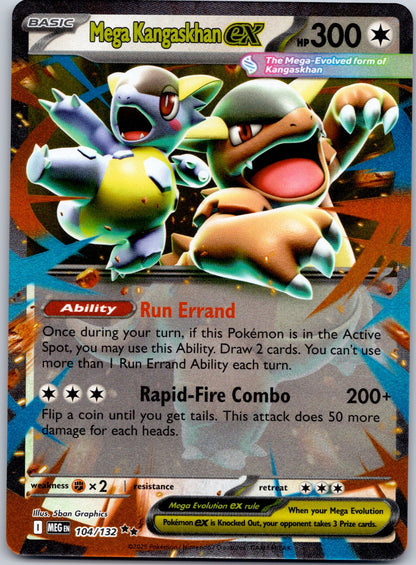 Mega Kangaskhan ex 104/132 ME01: Mega Evolution (5ban Graphics)