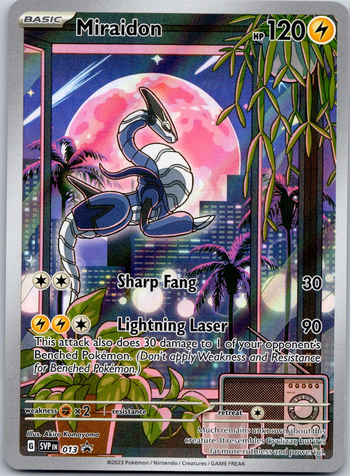 Miraidon 013 SV: Scarlet & Violet Promo Cards (GOSSAN)