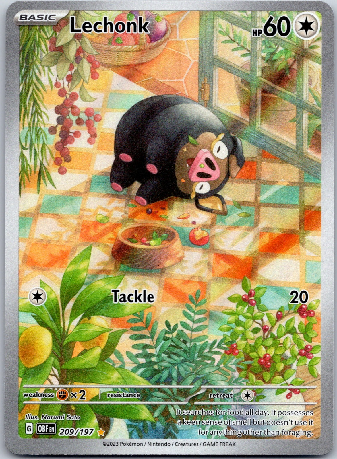 Lechonk 209/197 SV03: Obsidian Flames (Narumi Sato)