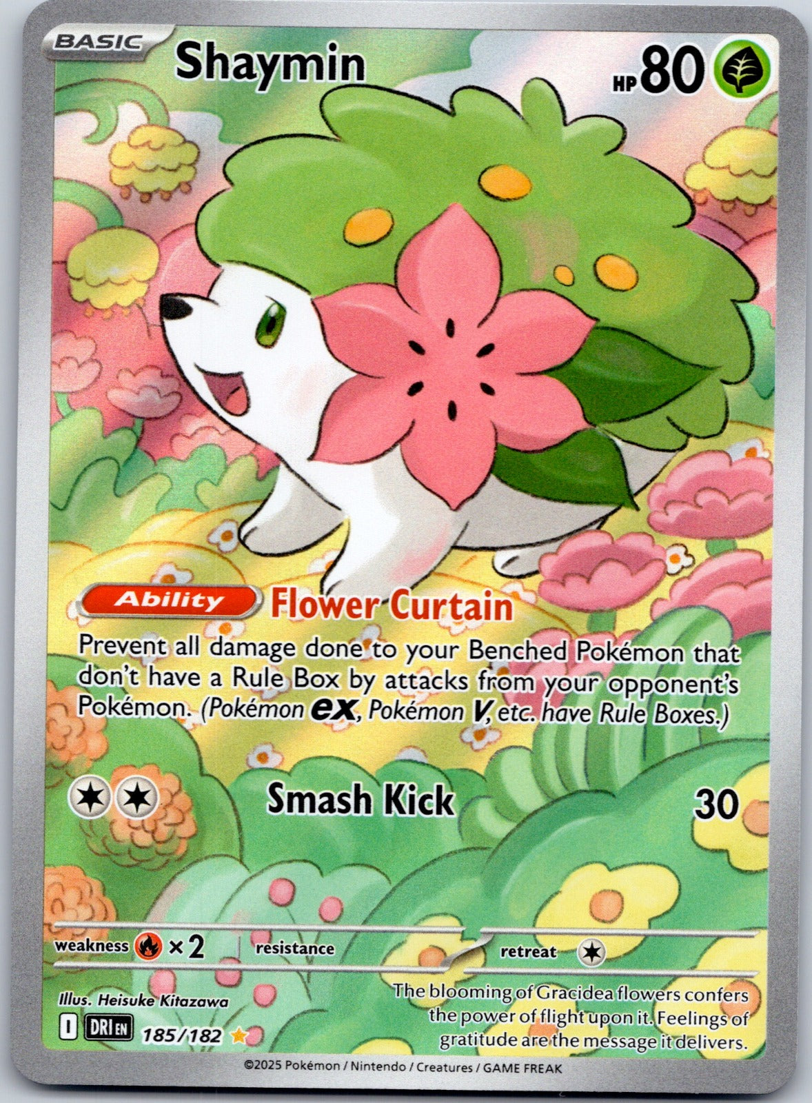 Shaymin 185/182 SV10: Destined Rivals (Heisuke Kitazawa)
