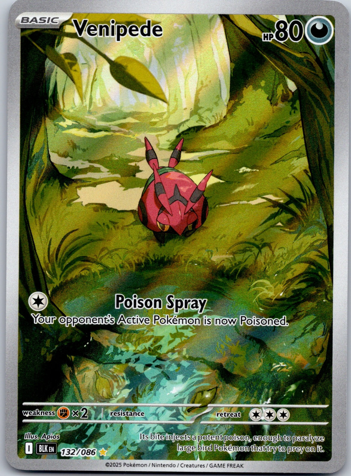 Venipede 132/086 SV: Black Bolt (Apios)