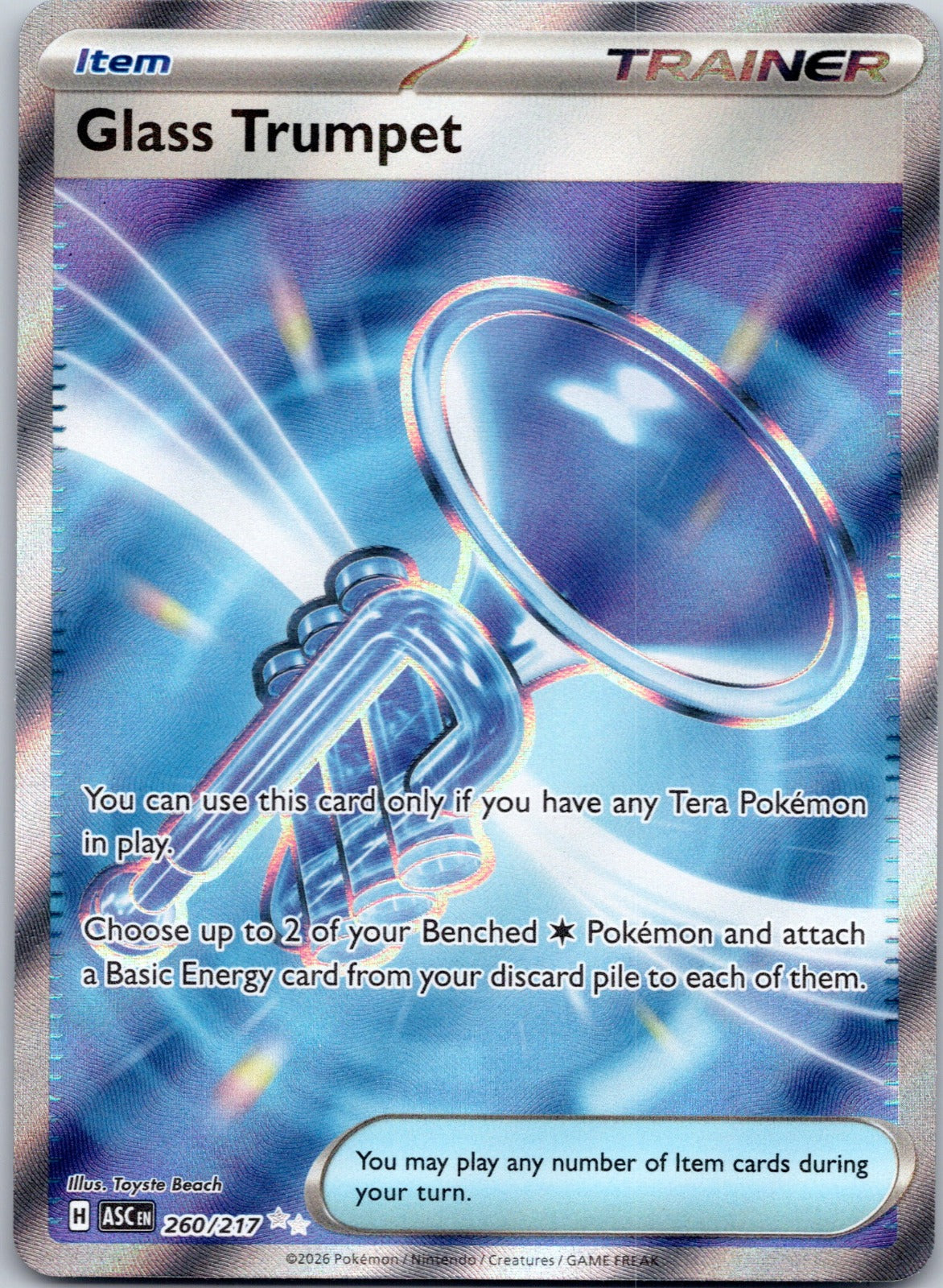 Glass Trumpet 260/217 ME: Ascended Heroes (Toyste Beach)