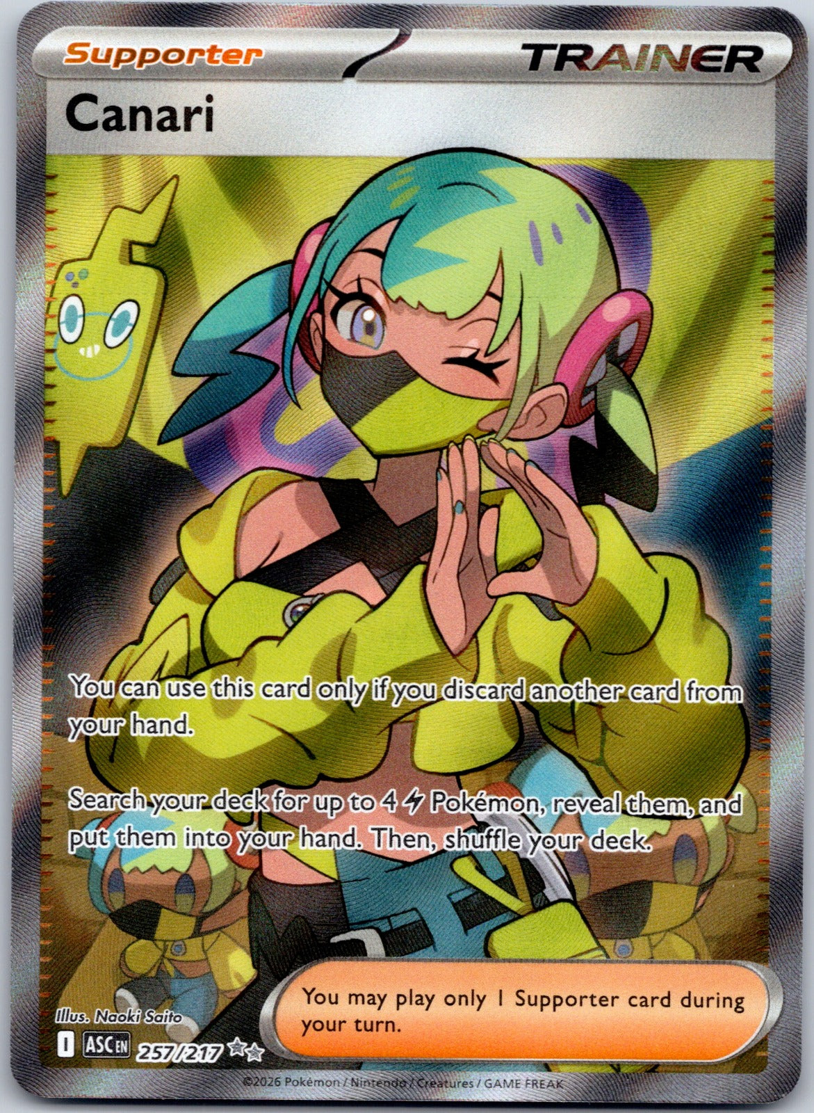 Canari 257/217 ME: Ascended Heroes (Naoki Saito)