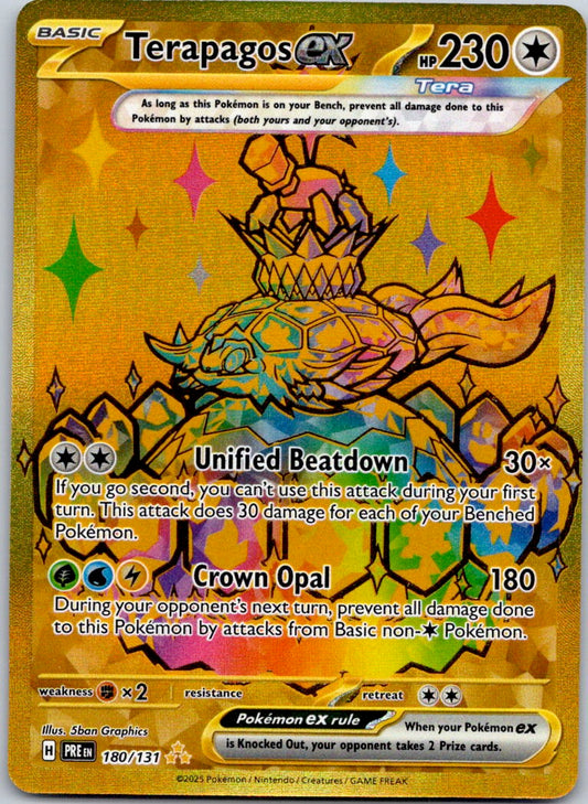 Terapagos ex - 180/131 SV: Prismatic Evolutions (5ban Graphics)
