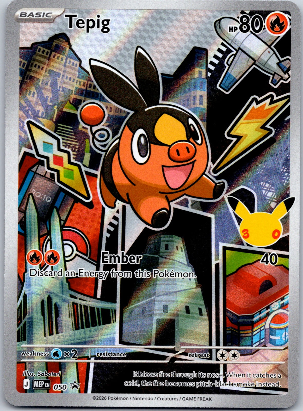 Tepig 050 ME: Mega Evolution Promo (Saboteri)