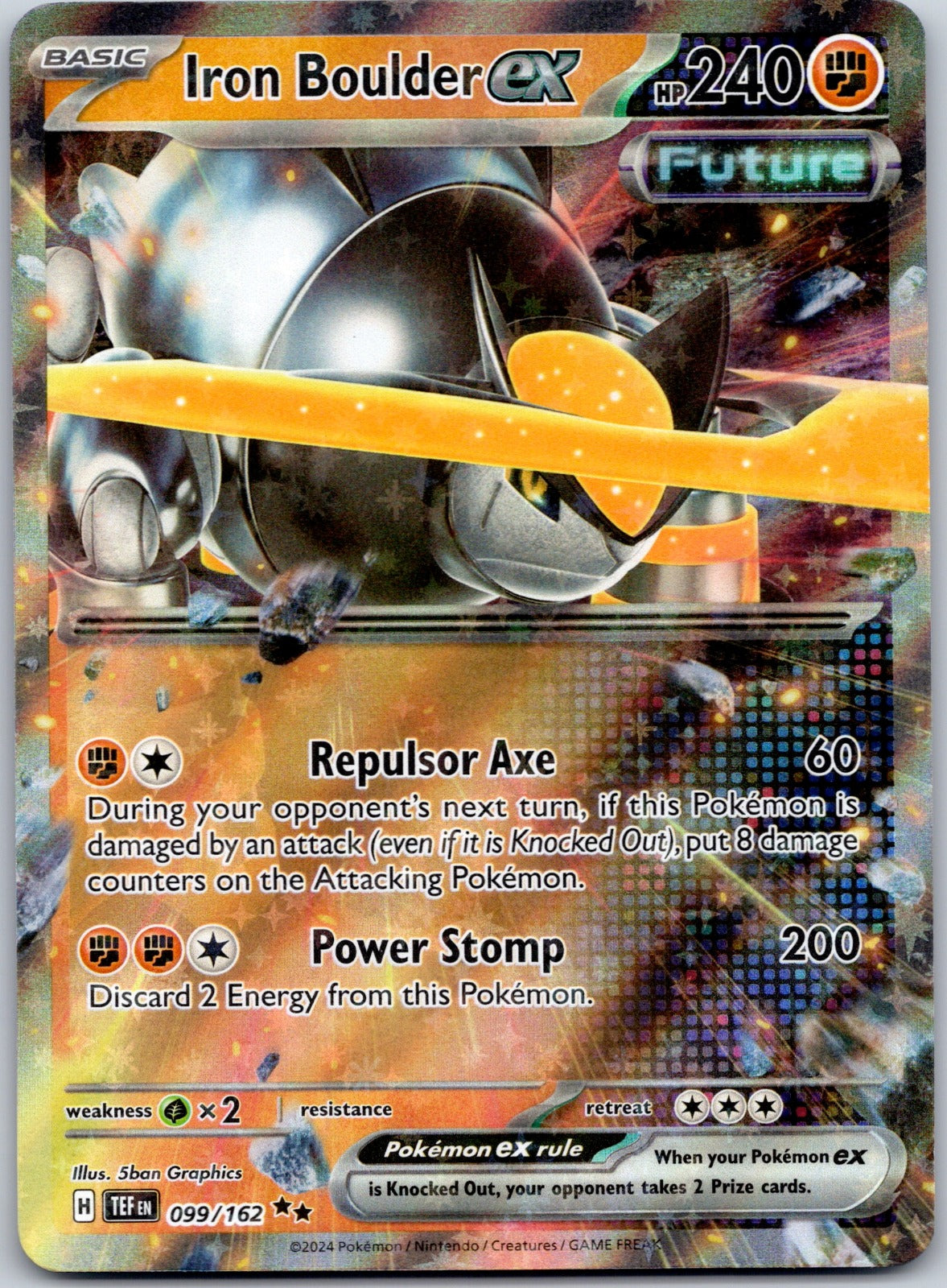 Iron Boulder ex 099/162 SV05: Temporal Forces (5ban Graphics)