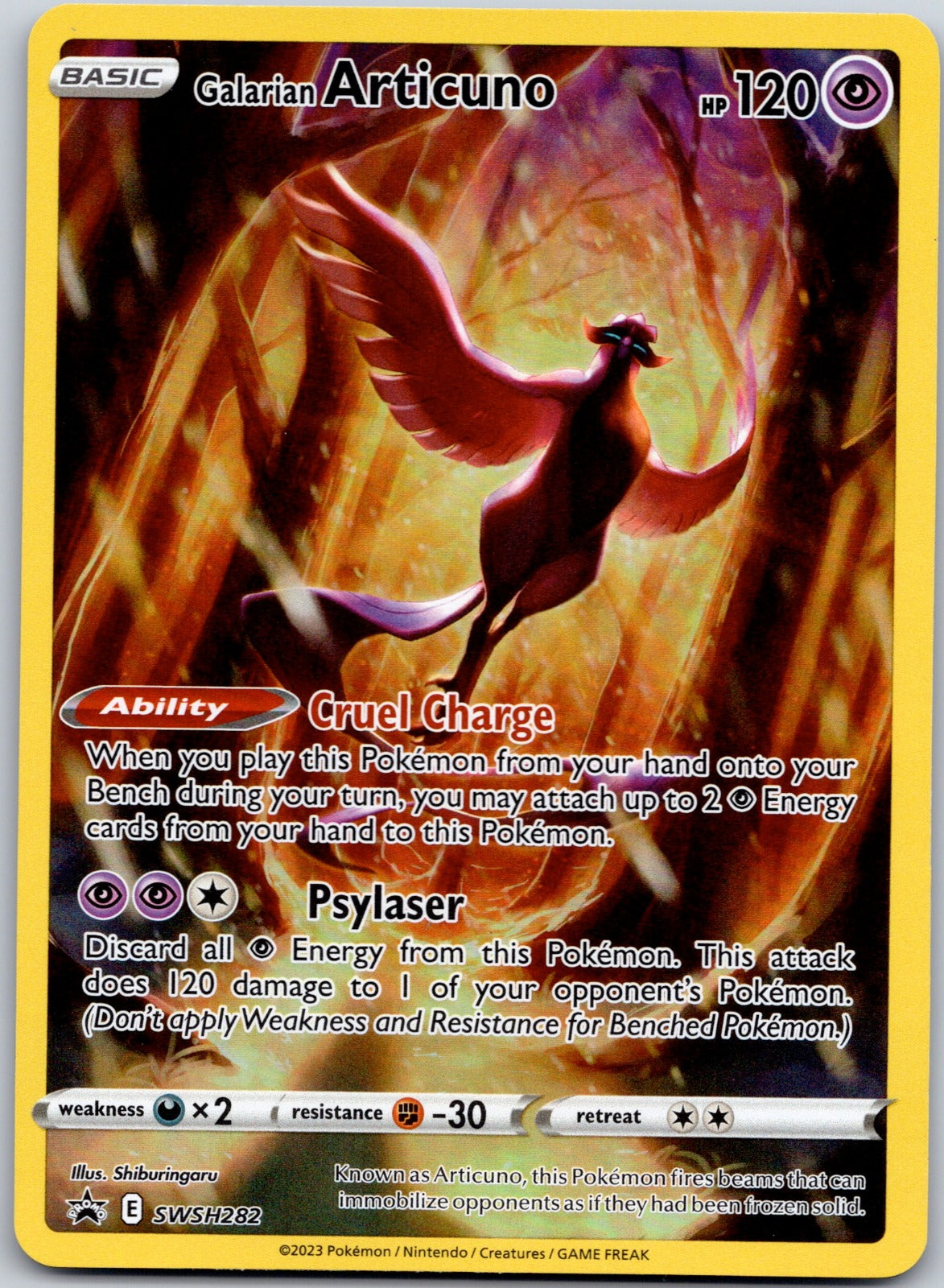 Galarian Articuno - SWSH282 SWSH: Sword & Shield Promo Cards (Shiburingaru)
