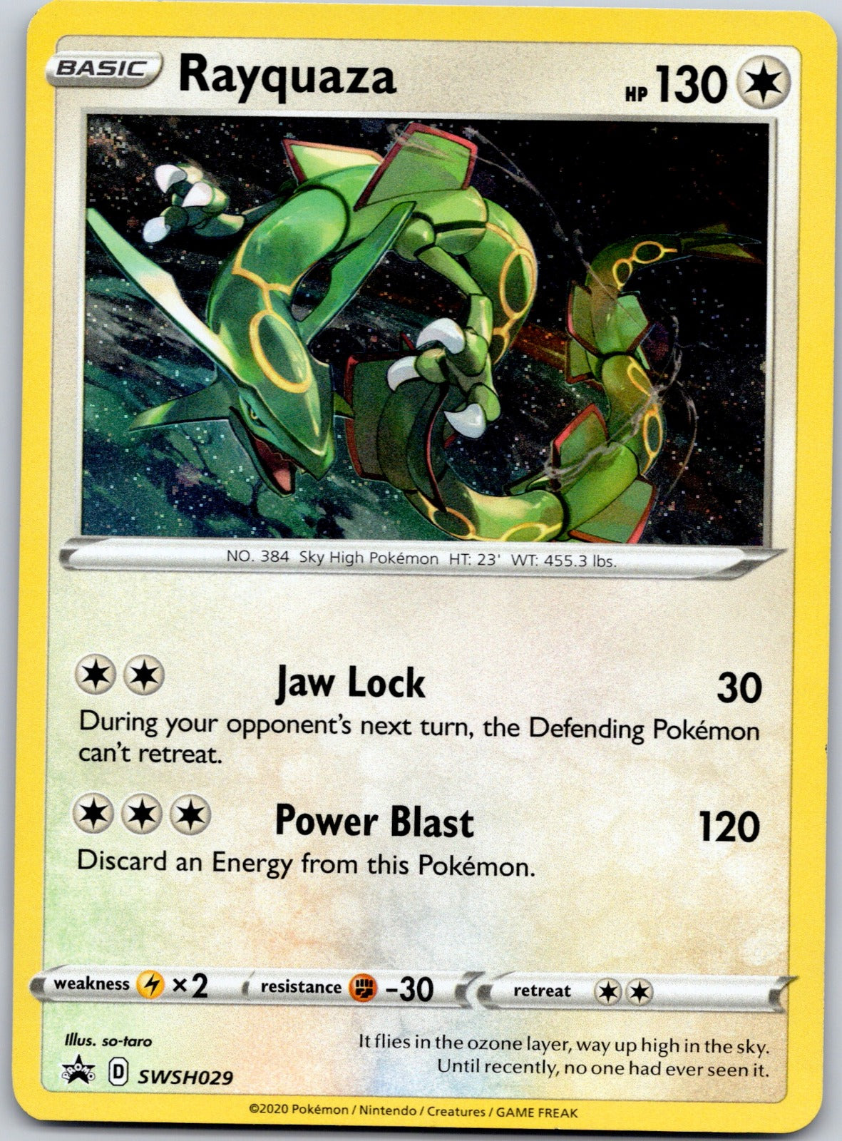 Rayquaza - SWSH029 SWSH: Sword & Shield Promo Cards (so-taro)