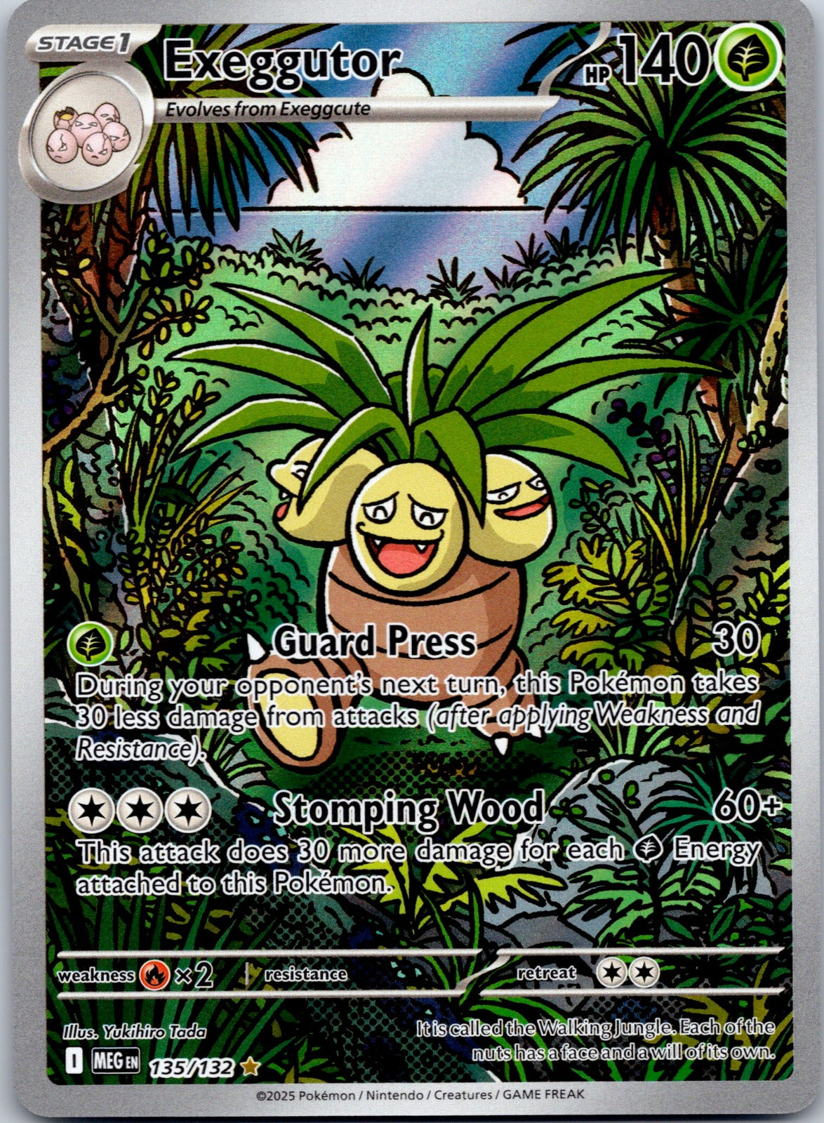 Exeggutor 135/132 ME01: Mega Evolution (Yukihiro Tada)