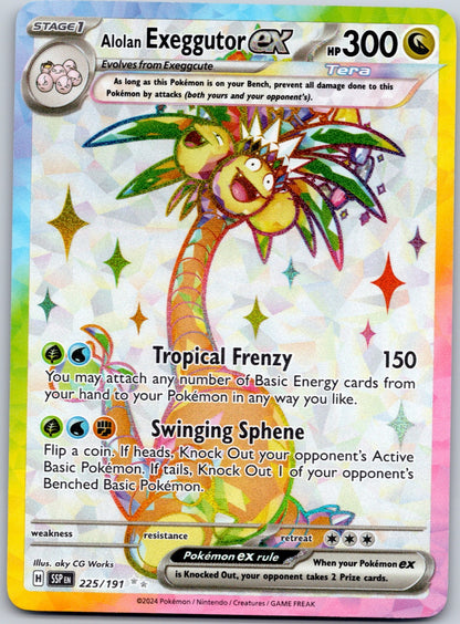 Alolan Exeggutor ex 225/191 SV08: Surging Sparks (aky CG Works)