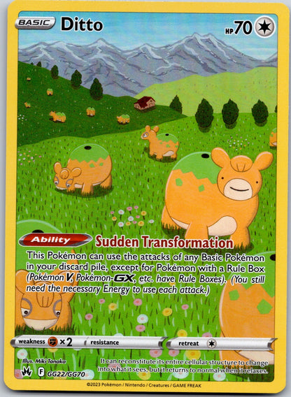Ditto GG22/GG70 SWSH: Crown Zenith: Galarian Gallery (Miki Tanaka)