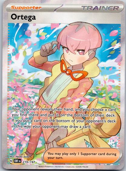 Ortega - 219/197 SV03: Obsidian Flames (Naoki Saito)