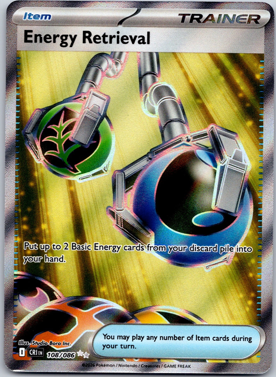 Energy Retrieval 108/086 ME04: Chaos Rising (Studio Bora Inc.)