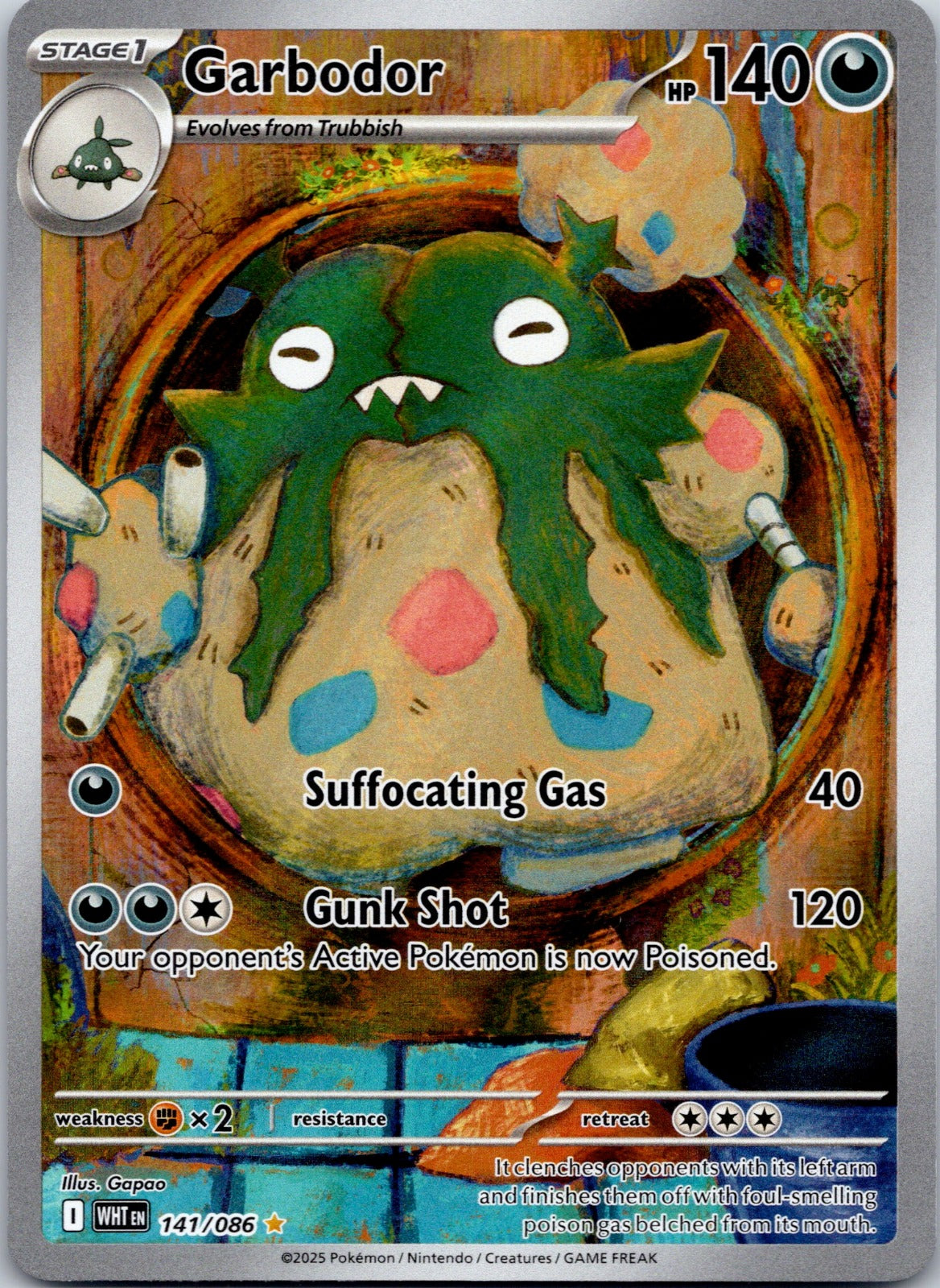 Garbodor 141/086 SV: White Flare (Gapao)