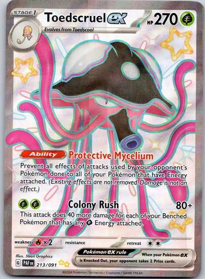 Toedscruel ex 213/091 SV: Paldean Fates (5ban Graphics)
