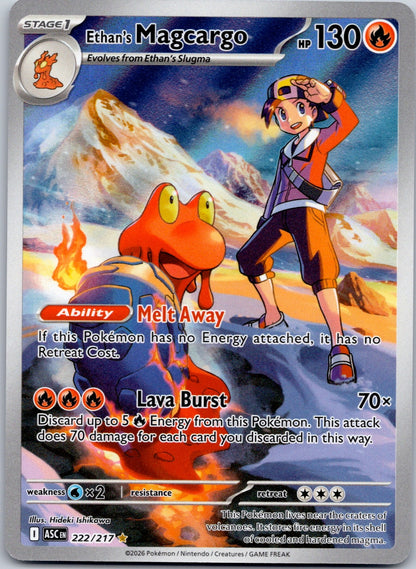 Ethan's Magcargo 222/217 ME: Ascended Heroes (Hideki Ishikawa)