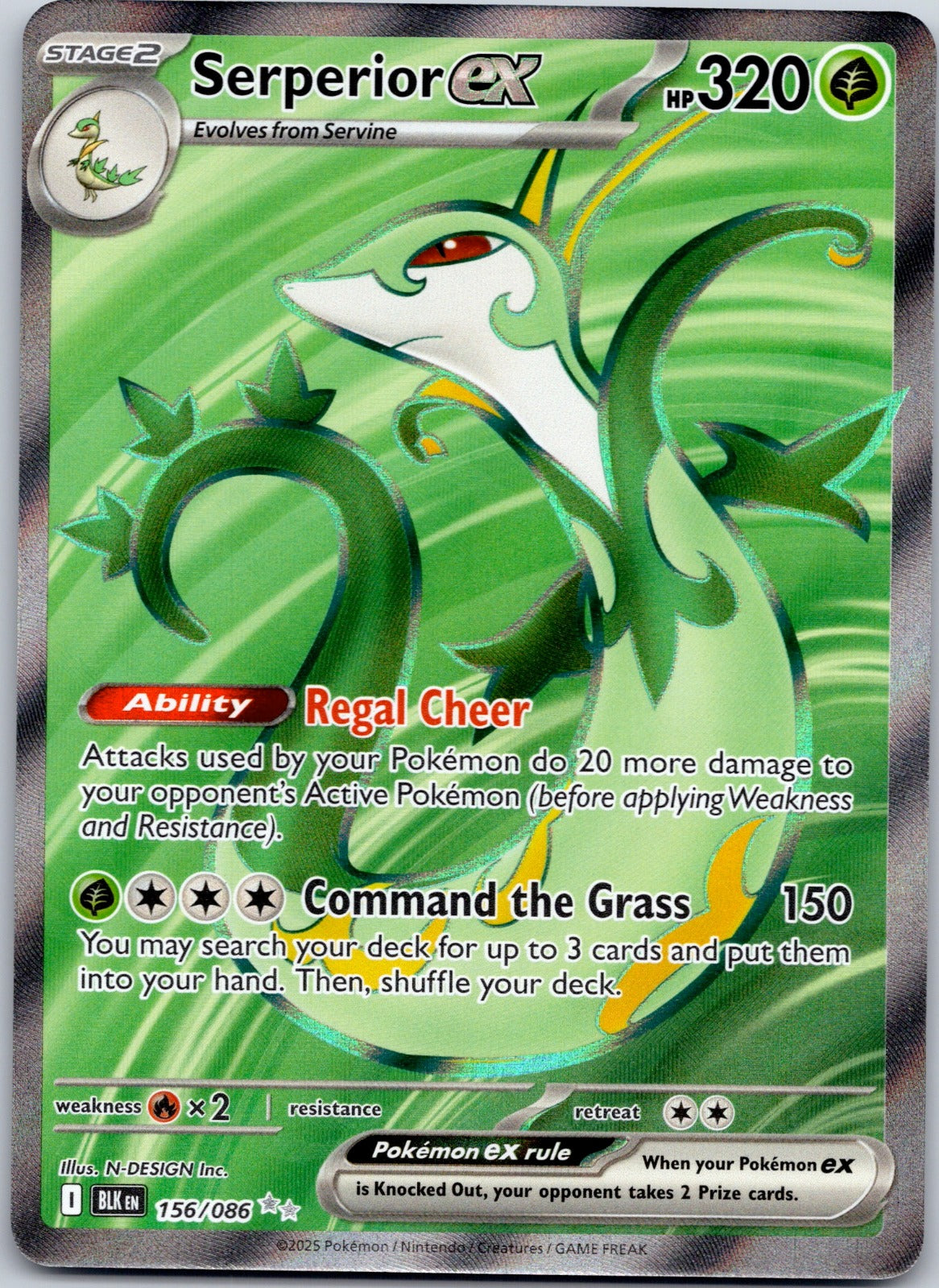 Serperior ex 156/086 SV: Black Bolt (N-DESIGN Inc.)