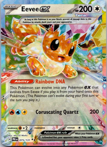 Eevee ex 075/131 SV: Prismatic Evolutions (aky CG Works)