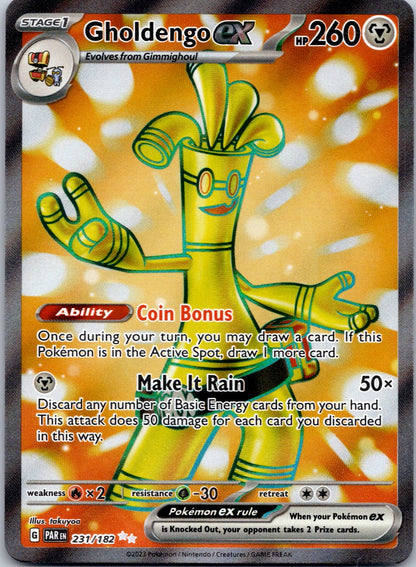Gholdengo ex - 231/182 SV04: Paradox Rift (takuyoa)