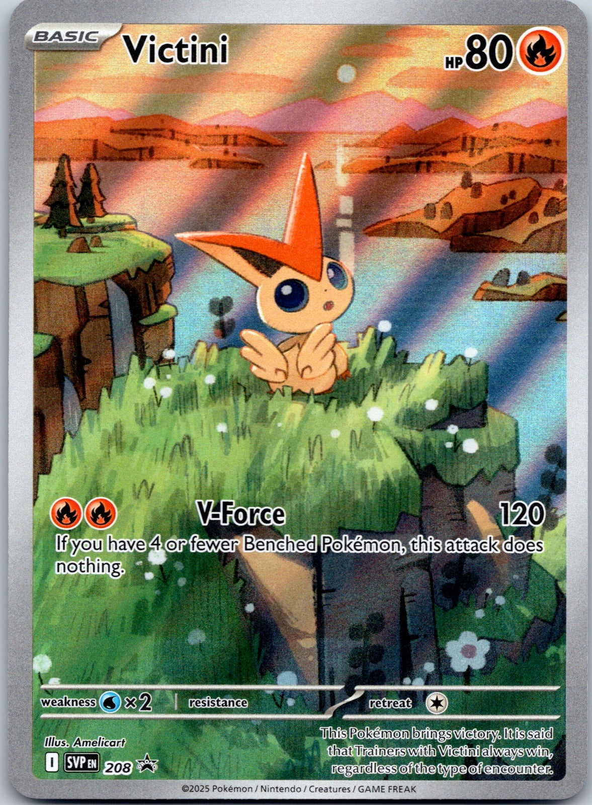 Victini 208 SV: Scarlet & Violet Promo Cards (Natsumi Yoshida)