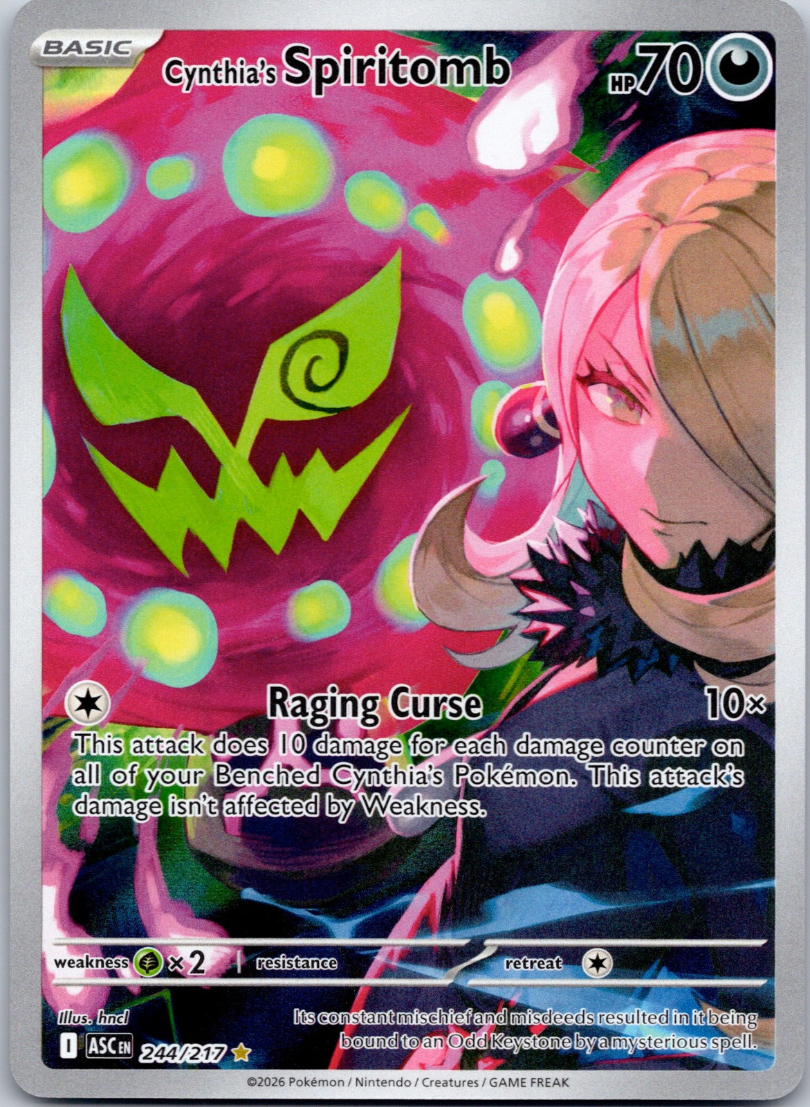 Cynthia's Spiritomb 244/217 ME: Ascended Heroes (hncl)