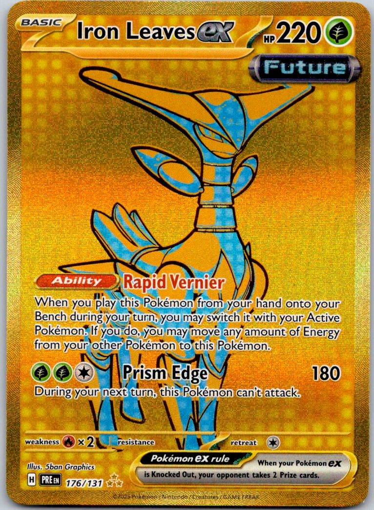 Iron Leaves ex 176/131 SV: Prismatic Evolutions (5ban Graphics)