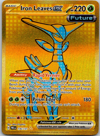 Iron Leaves ex 176/131 SV: Prismatic Evolutions (5ban Graphics)